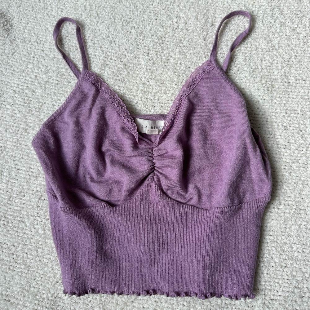 la Hearts by pacsun cropped tank
